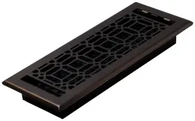 Ngh412-rb Decor Grates 771308021423 Floor Register 4x12 Rubbed Bronze Finish