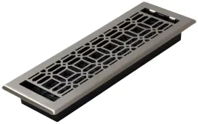 Ngh414-nkl Decor Grates 771308021430 New Gothic Floor Register 4 X 14 Inches Plated Nickel