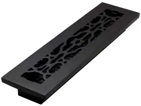 Ac214-blk Decor Grates 771308028224 Victorian Floor Register 2 X 14 Cast Iron Black