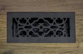 Ac610-blk Decor Grates 771308028286 Victorian Floor Register 6 X 10 Cast Iron Black #2