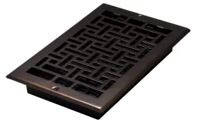 Ajl610w-rb Decor Grates 786173620275 Oriental Wall Register 6x10 Inches Rubbed Bronze Finish