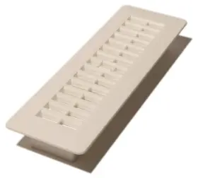 Pl210-wh Decor Grates 2-inch By 10-inch Plastic 2x10 Inches White Finish