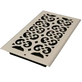 S614w-wh Decor Grates 14 Inch X 6 Scroll White Painted Wall And Ceiling Register