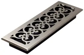 Sph414-nkl Decor Grates Floor Register 4x14 Brushed Nickel Finish