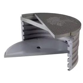Decovent 445019057004 Foundation Vent Well Decorative Crawl Space Ventilation Protection Gray