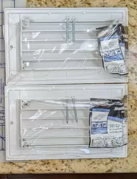 87841 Deflect-o Replacement Ceiling Vent Register Covers 8 Inch X 4 New Price For 1 #2