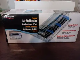 070315a Deflecto Deflect-o Air Conditioning Vent Baffle 10 Inch -14 Magnet Hvac Heating And Cool