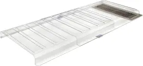 Deflecto 079916010045 Furniture Deflector Air Vent Extender Linking Clips And Tape White