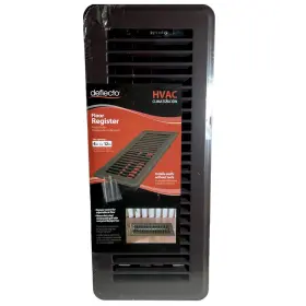 Rgfb124 Deflecto Hvac Vent Meltal Cover 4 Inch X 12 Brown