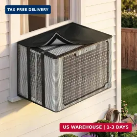 Demedo Acn-out-21x15x16-001 Air Conditioner Covers For Outside Mesh Window Ac Cover Outdoor Bloc