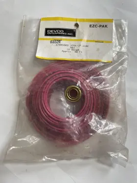 6332r Devco Stranded Hook Up Wire Red 16 Gauge 48 Feet Nos
