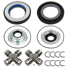 Xlb-1302-s-lc Dexepe Front Axle Seal And Greaseable U Joint Kit With Seals O Rings Greaseab