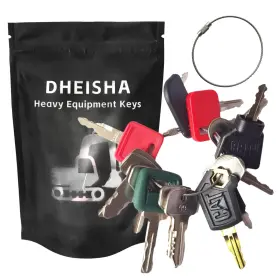 Dh-15ks Dheisha 15pcs Multi Types Heavy Equipment Key Set Construction Master M