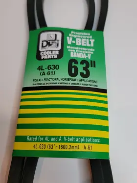 4l-630 Dial 65635 Mfg V-belt A-61 Swamp Cooler Belt #2