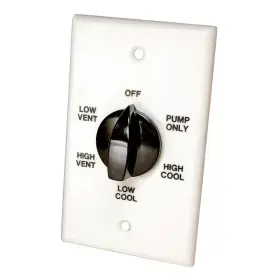 Dial 744110401820 6-position Evaporative Cooler Wall Switch