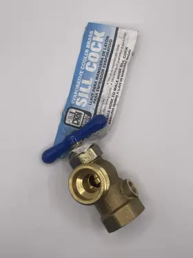 9238 Dial 9251/9238 Evaporative/swamp Cooler Brass Sill Cock 1/9 Fpt Tap For Hose Bib Pn 9251