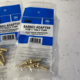 95035 Dial 1/4 Inch Poly Tube Barbed Adapter 7 Packs Of 4 B11 #2