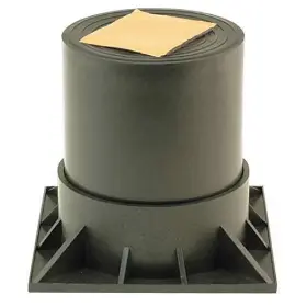 Hpr-6-2pg Diversitech Heat Pump Riser Two Piece 6 In Black