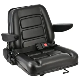 Diyarea 750238830237 Universal Forklift Seat With Adjustable Angle Back Tractor Replacement U