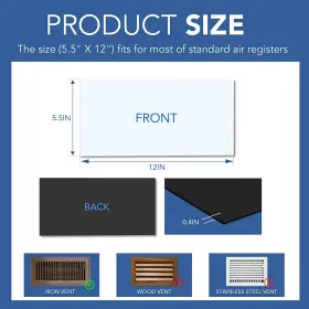 Mvc-8p Diymag 8pack Strong Magnetic Vent Covers For Home Floor Standard #2