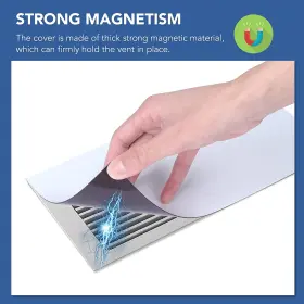 Mvc-8p Diymag 8pack Strong Magnetic Vent Covers For Home Floor Standard #3