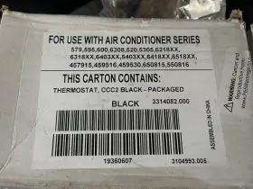 3314082.000 Dometic Black Multi-zone Comfort Control Center Rv Thermostat For #3