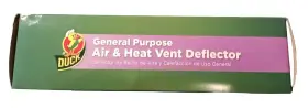 Duck 075353927861 Air And Heat Vent Deflector Adjusts Sizes 10 Inch To 14 Redirects #3