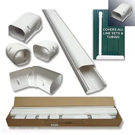 Ductlessaire 288403521982 Hide-a-line 4in 14 Ft Mini Split And Central Air Conditioner Heat Pump Line