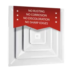 Ht-2x2-spl08 Duratite/havaco 2ftx2ft Lay-in 3 Cone Supply With 8 Inch Pre-molded Boot Abs Plastic