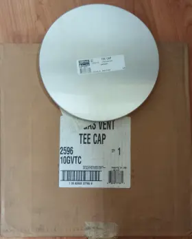 10gvtc Duravent Dura-vent 10 Inch Type B Gas Vent Tee Cap