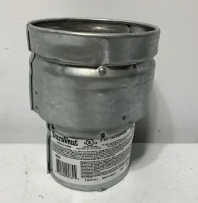 Duravent 662492957394 3bvx4 Gas Vent Diameter Increaser 3 Inch X 4