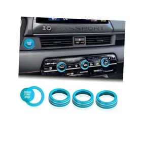 Dv-bthz-akc-5 Dvlynauroa For Honda Passport Accessories 2026 5pcs Aluminum Alloy Trim Knob Sky-blue