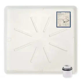 52525 Eastman Machine Drain Pan 30inch X 32inch Od Plastic Tray White