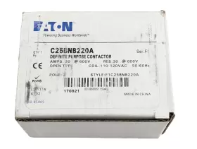 C25bnb220a Eaton Compact Definite Purpose Contactor 20a Inductive Current Ra