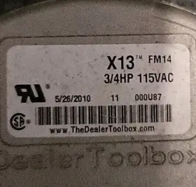 000u87 Ecm Oem Genteq X13 Fm14 3/4hp Module Hvac Usa Seller Free Shipping #2