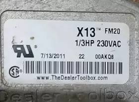 00akq8 Ecm Fm20 Oem Genteq X13 1/3hp 230v Module Hvac Usa Seller Free #2
