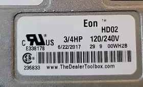 00wh2b Ecm Hd02 Oem Genteq Eon 3/4hp Module Hvac Usa Seller Free