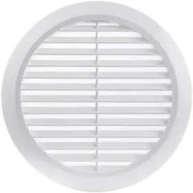 Ecopro Vent 068640649688 White 6 Inch Round Ventilation Grille With Insect Mesh. Duct / 7 V