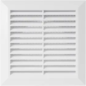 Ecopro Vent 068640651698 White 4 Inch Ventilation Grille - Inside/outside Use Flange 3.9 /cover