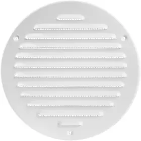 Ecopro Vent 068640652053 White Metal 6 Inch Round Ventilation Grille Inside/outside Use /c