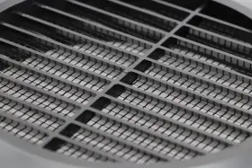 Ecopro Vent 313043521556 Black 6 Inch Round Ventilation Grille With Insect Mesh. Duct / 7 #2