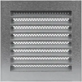 Ecopro Vent 751043452207 8 X Inch Square Galvanized Steel Ventilation Grille With Metal Mesh Duct