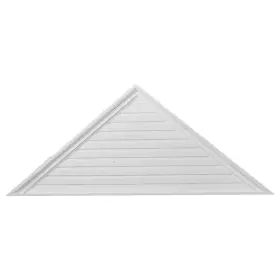 Ekena Millwork 313023588579 48 Inch X 20 Triangle Primed Polyurethane Paintable Gable Louver Vent Functio