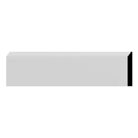 Wm618 Ekena Millwork 744110928860 0.56 Inch D X 5.25 W 96 L Wood Primed Baseboard Moulding