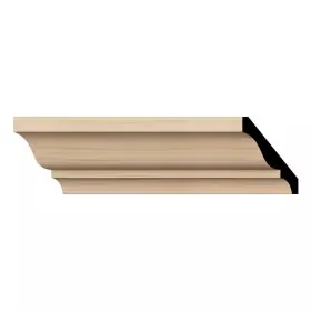 Wm49 Ekena Millwork 744759333636 0.56 Inch D X 3.63 W 96 L Wood Alder Crown Moulding