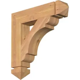 Bkt04x18x18oly03swr Ekena Millwork 3.5 Inch X 18 Western Red Cedar Olympic Arts And Crafts Smooth