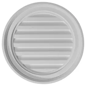Gv162672 Ekena Millwork 18 Inch W X H 1 1/8 P Round Gable Vent Louver Functional