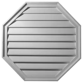 Gvoc30x30d Ekena Millwork 30 Inch X Octagon Primed Polyurethane Paintable Gable Louver Vent