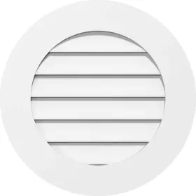 Gvpro20x2001sf Ekena Millwork 20 X Round Surface Mount Pvc Gable Vent Functional With Standard Frame