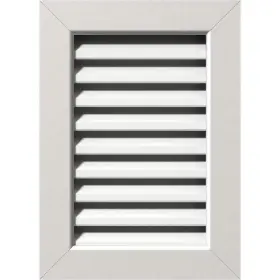 Gvpve18x3601fun Ekena Millwork Vertical Gable Vent Functional 18 Inch X 36 With Flat Trim Frame